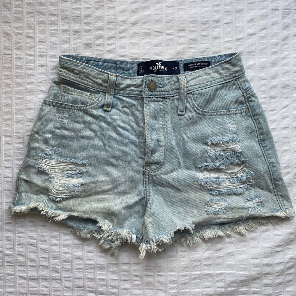 Hollister High-Rise 100% Cotton Mom Short